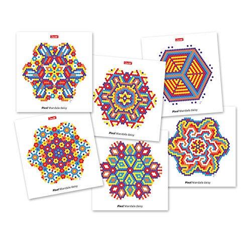 Quercetti- Pixel Mandala, Multicolor (2101) , color/modelo surtido