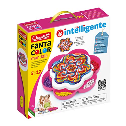 Quercetti- Pixel Mandala, Multicolor (2101) , color/modelo surtido