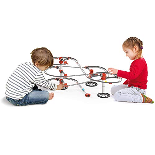 Quercetti-Quercetti-6429 Skyrail Starter Set construcción, Juego Educativo de canicas, Multicolor (6429)