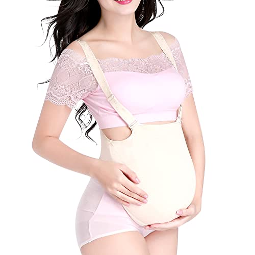 QWEQTYU Embarazo Falso Vientre Falso Adulto Vientre Relleno de Silicona Ligera Barriga Bump Parodia Realista para Disfraces Cosplay/XL