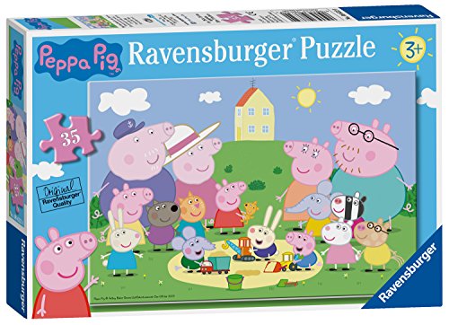 Ravensburger 08632 Puzzle Peppa Pig, Puzzle 35 Piezas, Rompecabezas para Niños y Niñas, Edad Recomandada 5+