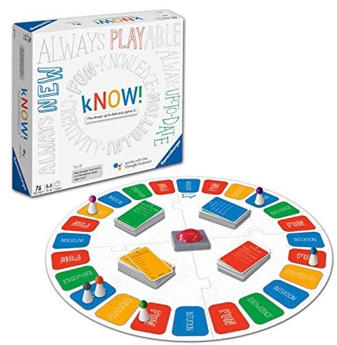 Ravensburger 26071 Conoce a la Junta Interactiva Niños y Adultos Edad 10 Años en adelante-El juego de prueba siempre actualizado con el Asistente de Google-Versión en Inglés