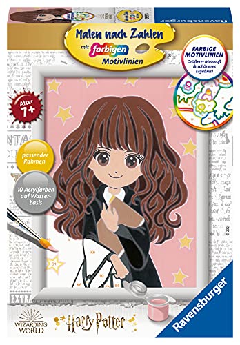 Ravensburger 29297 Hermione-Cuadro para Pintar por números, para niños a Partir de 7 años