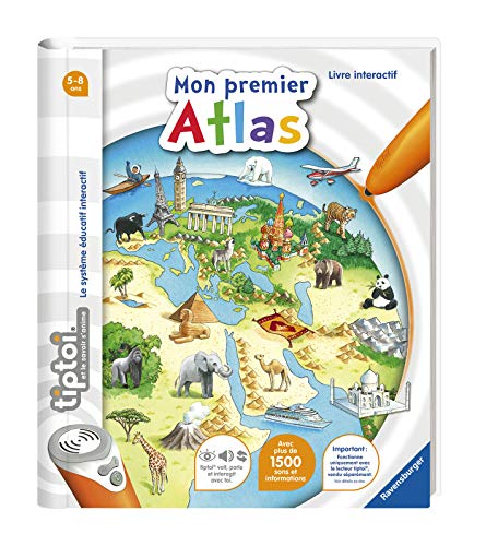 Ravensburger 4005556000326 - Estuche completo con lector interactivo y libro Atlas , color/modelo surtido