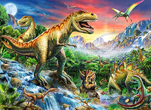 Ravensburger - Puzzle con diseño de Dinosaurios, 100 Piezas (10665 3)