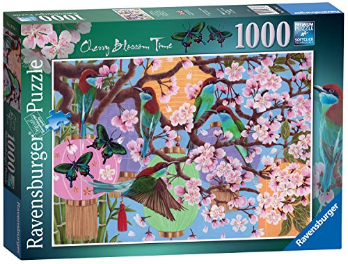 Ravensburger Puzzle, Puzzle 1000 Piezas, Flores de Cerezo, Puzzles para Adultos, Puzzle Flores, Rompecabezas Ravensburger