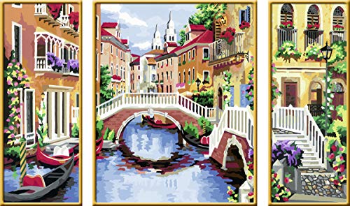 Ravensburger- Verträumtes Venedig 28914-Cuadro para Pintar por números, diseño de Venecia, Multicolor, Talla única (28914)