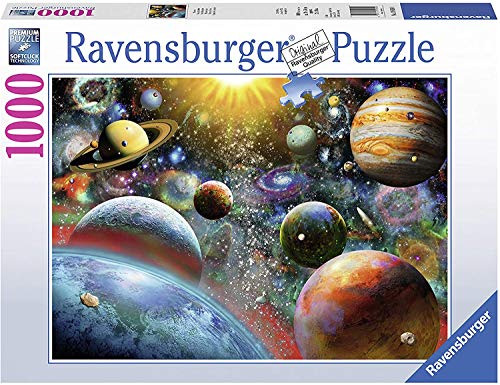 Ravensburguer-19858 0 Puzzle 1000 Piezas Vista Desde el Espacio, Multicolor (19858)