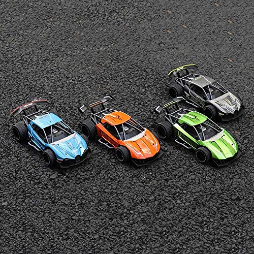 RC Car High-Speed Drift Sports Car Resistance to Falling Alloy Remote Control Cars Boy Electric Toy Cars Model 2.4Ghz Radio Controlled Electronic Toy Car Sports Racing (Color : Blue) (Orange)