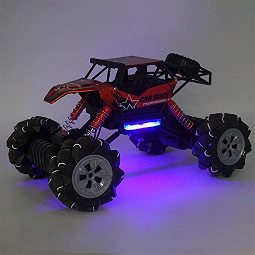 Rc Cars Coche de control remoto Todo terreno Rc Trucks Coche de conducción de deriva giratoria de 360 ​​° Neumáticos grandes Vehículo todoterreno para niños de 3 años Demostración automática Rápido (C