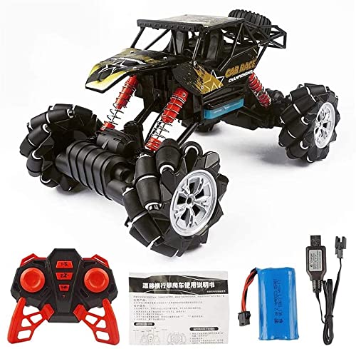 Rc Cars Coche de control remoto Todo terreno Rc Trucks Coche de conducción de deriva giratoria de 360 ​​° Neumáticos grandes Vehículo todoterreno para niños de 3 años Demostración automática Rápido (C