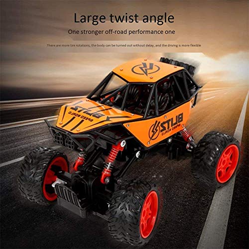 RC Truck RC Cars Rock Crawler Monster Car Off Road Vehicle Toys-Radio Controlled Outdoor Offroad Trucks for Boys Girls Adults (Color : Green) (Color : Black) (Green)