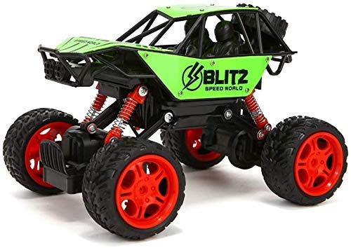 RC Truck RC Cars Rock Crawler Monster Car Off Road Vehicle Toys-Radio Controlled Outdoor Offroad Trucks for Boys Girls Adults (Color : Green) (Color : Black) (Green)