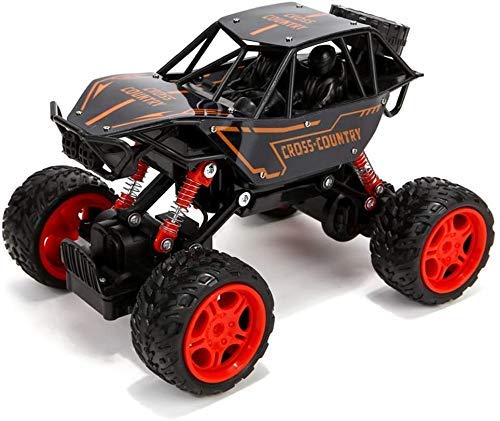 RC Truck RC Cars Rock Crawler Monster Car Off Road Vehicle Toys-Radio Controlled Outdoor Offroad Trucks for Boys Girls Adults (Color : Green) (Color : Black) (Black)