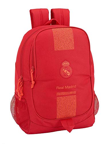 Real Madrid CF ST611957665 Mochila, Unisex niños, Rojo, Sin tañosllaños