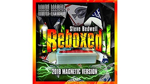 Reboxed 2018 versión magnética azul (trucos e instrucciones en línea) por Steve Bedwell y Mark Mason | Truco | Tarjeta mágica