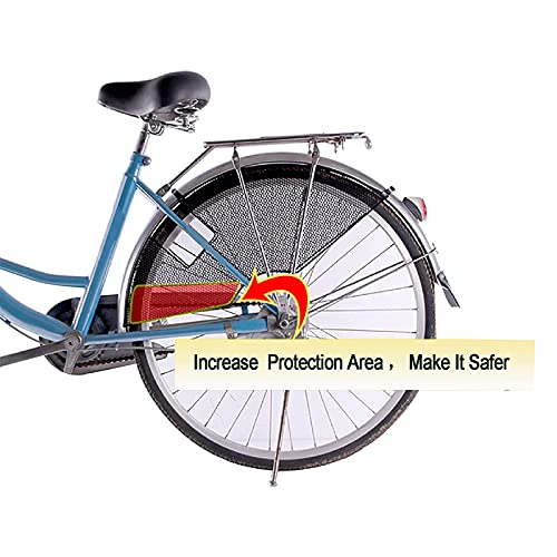 Red de protección para el asiento trasero de la bicicleta, red de seguridad para la barrera, red protectora para los asientos traseros de la bicicleta, para protección de seguridad para niños, prote