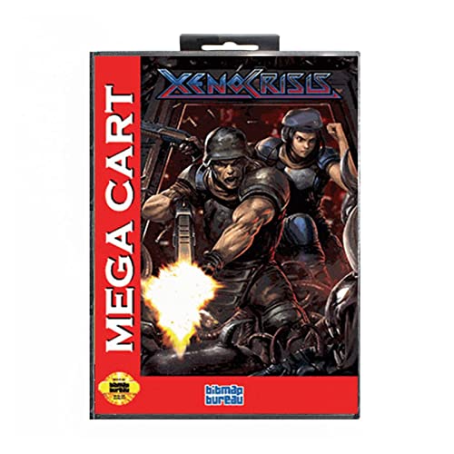 Red plum GAOHEREN 16 bits Maryland Carta de Juego Crisis Xeno Incluya la Caja de Venta al por Menor for Sega Genesis Mega Drive GHR (Color : White)