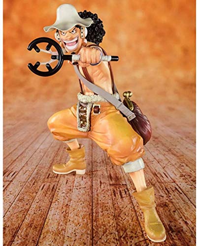 Regalo Anime Modelo Muñeca One Piece / One Piece Zero Pirate Legion Sniper King Usopp 20 Aniversario Animación Versión Versión Juguete Acción Figura Escultura 14cm