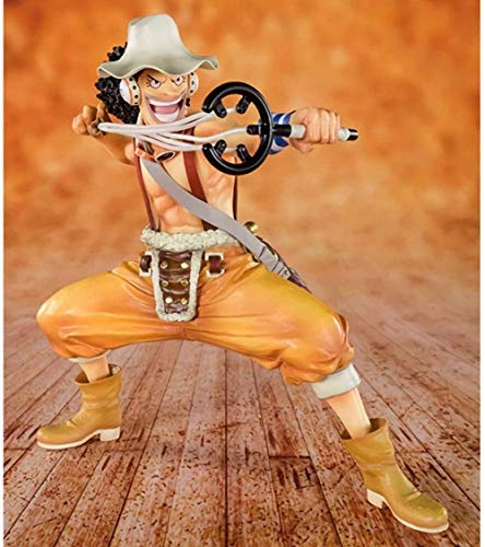 Regalo Anime Modelo Muñeca One Piece / One Piece Zero Pirate Legion Sniper King Usopp 20 Aniversario Animación Versión Versión Juguete Acción Figura Escultura 14cm