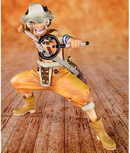 Regalo Anime Modelo Muñeca One Piece / One Piece Zero Pirate Legion Sniper King Usopp 20 Aniversario Animación Versión Versión Juguete Acción Figura Escultura 14cm