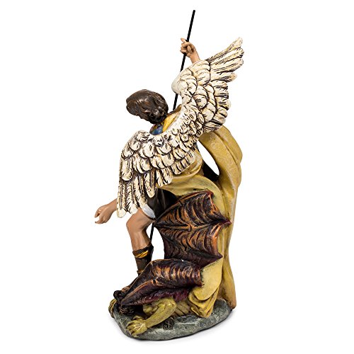 Renaissance Collection Joseph's Studio by Roman Exclusive - Figura de San Miguel el arcángel derrotando a Satanás, 19 cm