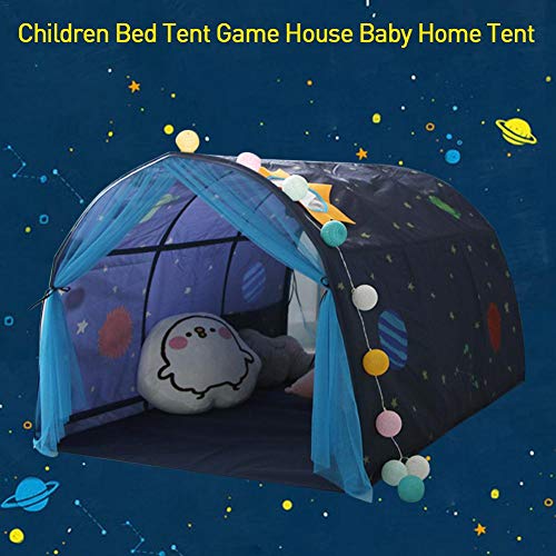 Renoble Tienda De Juegos para Niños, Tienda Campaña Infantil, Tienda De Juegos para Litera, Casa Segura Tienda Túnel, Tepee Tent Carpa De Juegos para Niños, 140x100x80cm Fashionable