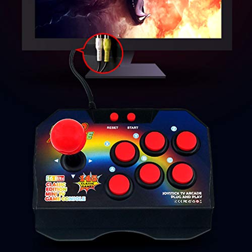 Retro Arcade Video Gaming Console Arcade Gaming 145 Classic 16 bit Juego Joystick Forma Diseño Niños Adultos Eléctrico Juguete