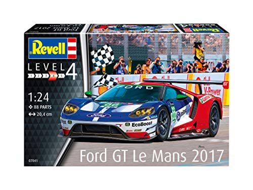 Revell 07041 12 Maqueta de Ford GT – Le Mans en Escala 1: 24, Niveles 4