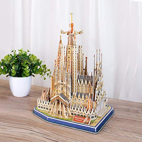 Revell- basílica de la Sagrada Familia, Altura 33,0cm 3D Puzzle, Multicolor (00206)