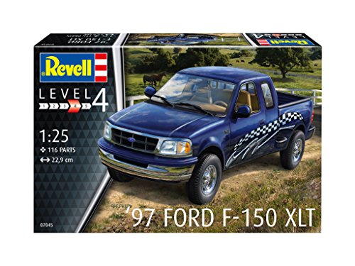 Revell Maqueta 1997 Ford F-150 XLT, Kit Modelo, Escala 1:25 (7045)(07045), 22,9 cm de Largo