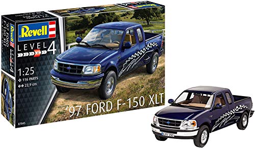 Revell Maqueta 1997 Ford F-150 XLT, Kit Modelo, Escala 1:25 (7045)(07045), 22,9 cm de Largo