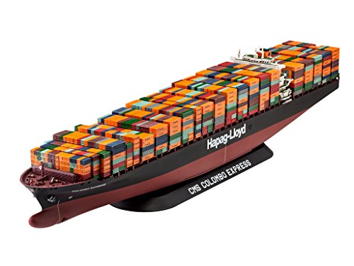 Revell Maqueta de Container Ship COLOMBO EXPRESS, Kit modello, escala 1:700 (5152) (05152), 47,9 cm de largo , color/modelo surtido