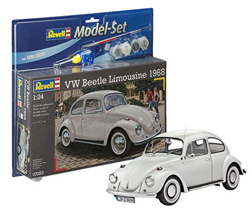 Revell - Maqueta Modelo Set VW Beetle Limousine 68, Escala 1:24 (67083)