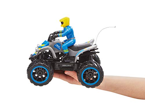 Revell-RC Quadbike policía Coche de Control Remoto, Color Azul (24644)