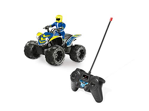 Revell-RC Quadbike policía Coche de Control Remoto, Color Azul (24644)