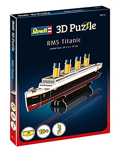 Revell- RMS Titanic 3D Puzzle, Multicolor (00112)