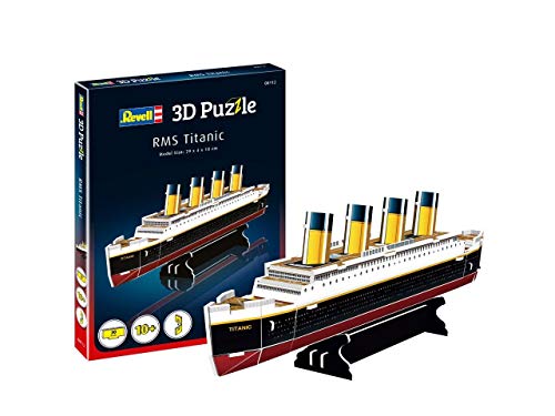 Revell- RMS Titanic 3D Puzzle, Multicolor (00112)