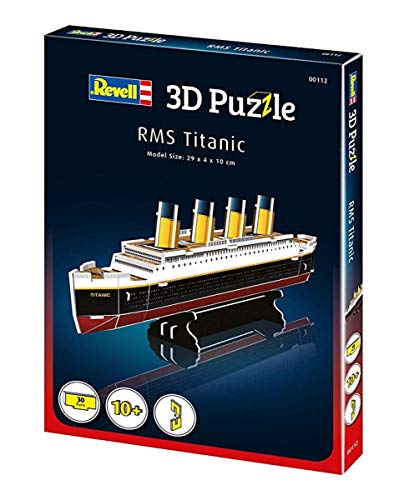 Revell- RMS Titanic 3D Puzzle, Multicolor (00112)