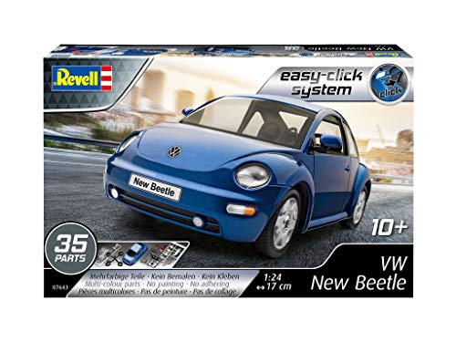 Revell- VW Beetle (New) 1:24 Volkswagen Kit Modello (07643)