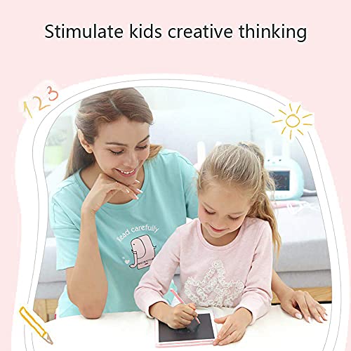 Richgv Tableta de Escritura LCD, Pizarra Infantil 8,5 Pulgadas, Pizarra Magnética para Niños, Juguetes Electrónicos para Dibujar y Aprender (Rosa,8,5 Pulgadas)