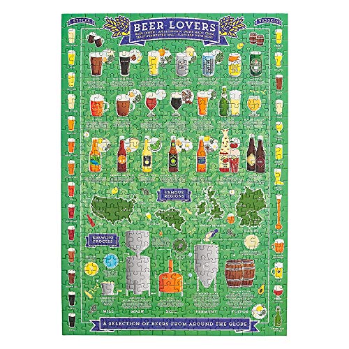 Ridley's- Beer Lover'S 500 Piece Jigsaw Puzzle Rompecabezas, Color Verde (JIG044)