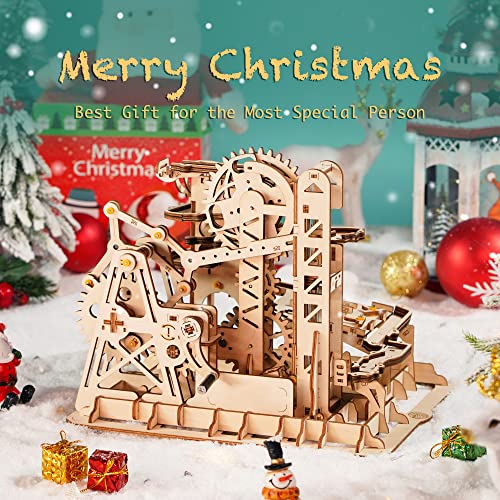 Robotime Laser Cut Puzzle de Madera | Kit de construcción Set Model | Juego de Puzzle en 3D (Tower Coaster)