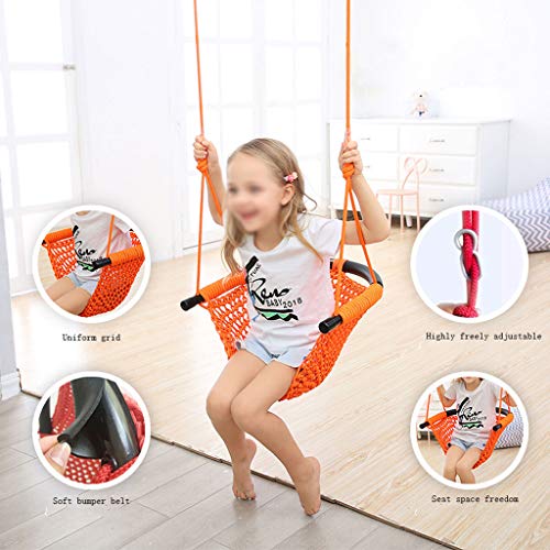 ROEWP Columpios Infantiles Juguetes para niños Cuerda Neta Columpio para niños Silla Colgante Hamaca Hogar 3 en 1 Interior y al Aire Libre Relajación cómoda Columpio Asiento Columpio Jardín