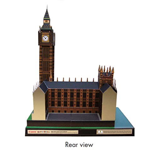 Rompecabezas 3D modelo de construcción de papel gran arquitectura del mundo del juguete Big Ben Reino Unido Reloj de Londres Inglaterra construcción famosa