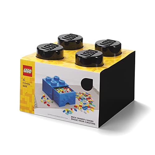 Room Copenhagen-LEGO Ladrillo 4 pomos, 1 cajón, caja de almacenaje apilable, 4,7 l 40051733