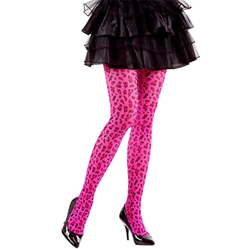 Rosa Leopard Leotardos Leopard Leotardos Rosa Leo Leotardos Leopard Nylon Mujer Pantys para Carnaval