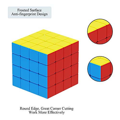 ROXENDA Cubo Mágico 4x4 Speed Cube 60mm (Stickerless)