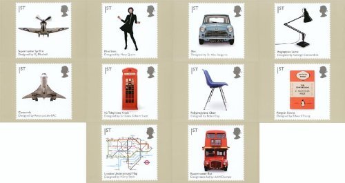 Royal Mail Sellos Paquete de Presentación British Design Classics