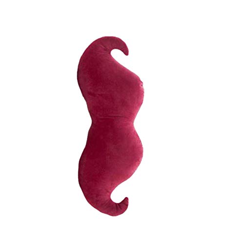 Ruankenshop Peluche Creatividad Cojines Relleno Apaciguar Cojin Dibujos Animados Tela Peluche Peluche Papa Noel Regalos para La Casa Wine Red,50cm/19.67inch